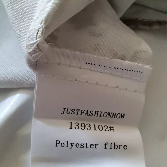 JUST FASHION NOW womens shirt BLOUSE top SIZE L Floral ART TO WEAR OFFICE ** NWT - Picture 8 of 8